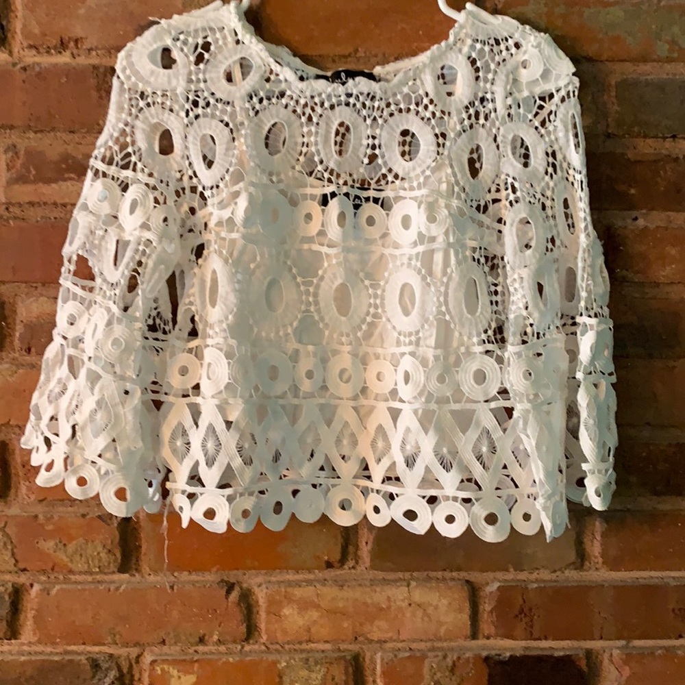 Lulus 70’s inspired crop top